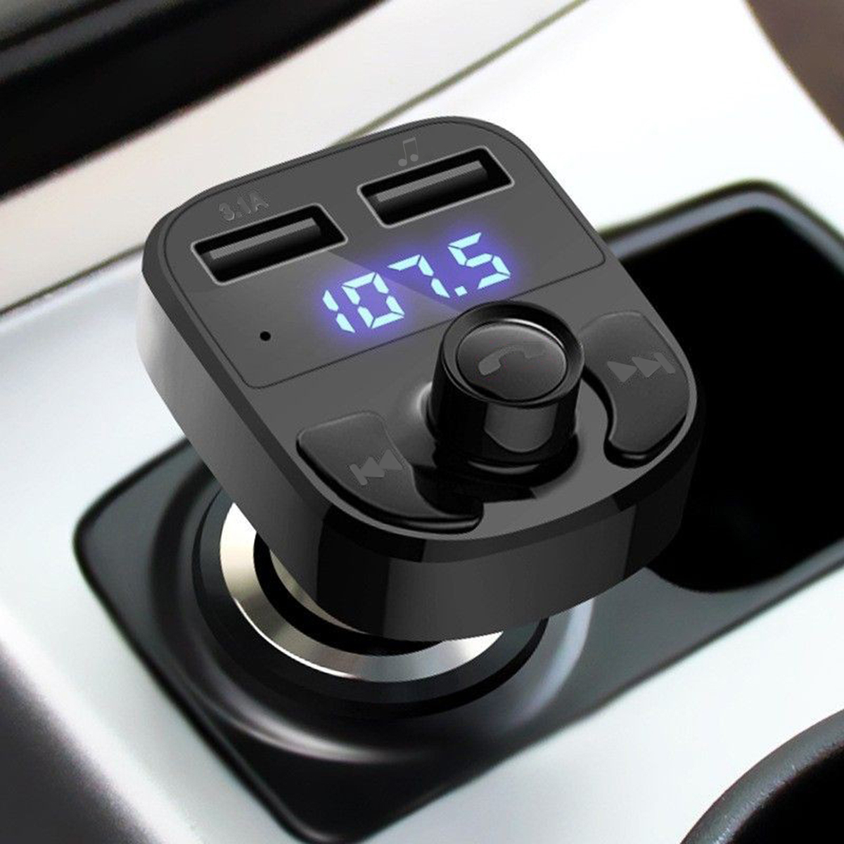 Phone Accessories You Need - جهاز إرسال FM بلوتوث للسيارة مع