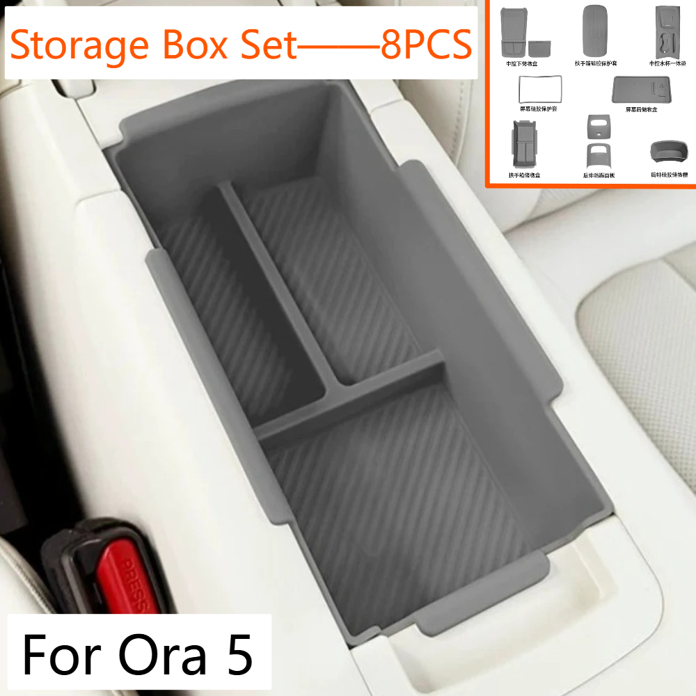 Phone Accessories Box Set - مجموعة صناديق تخزين لسيارة GWM Ora