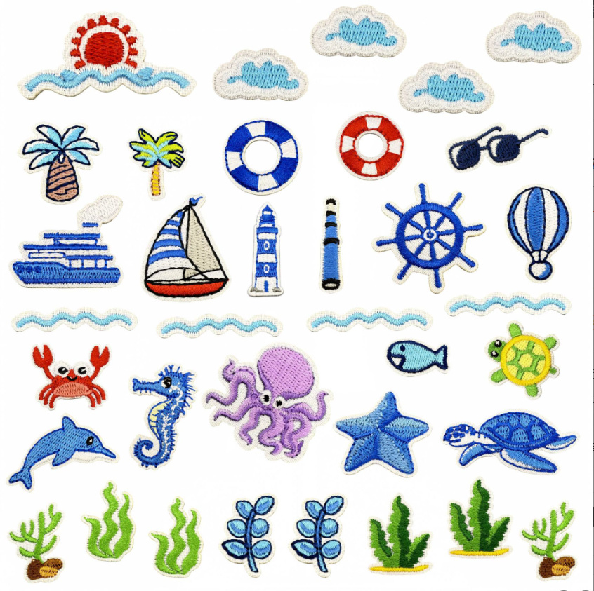 Phone Accessories Pictures - 10 قطعة الأسماك السلحفاة الأعشاب البحرية