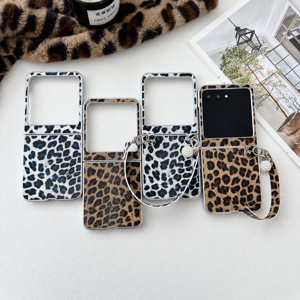 Phone Accessories And Gadgets - حافظة هاتف قابلة للطي بطبعة جلد
