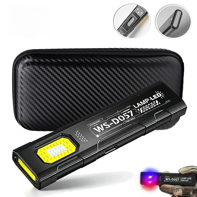 Type C Adapter - مصباح يدوي LED صغير قابل لإعادة