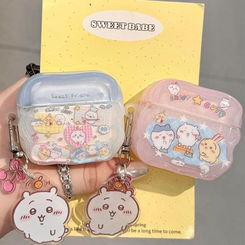 Airpod Case Cover - غطاء حماية لطيف من Chiikawaed متوافق