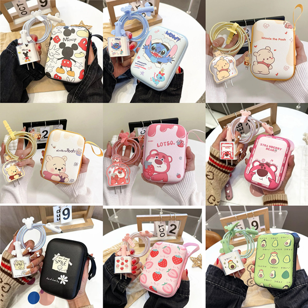 Phone Accessories Box Set - حامي كابل الكرتون لفون وآيباد ،