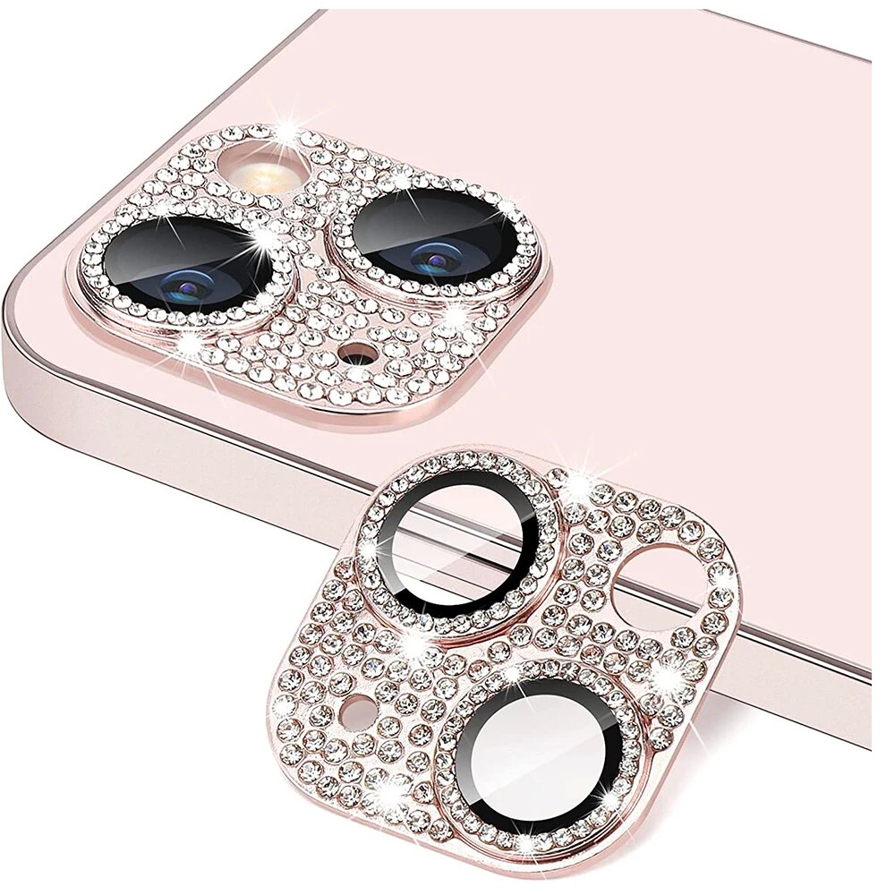Phone Accessories Box Set - بريق الماس عدسة الكاميرا حامي غطاء