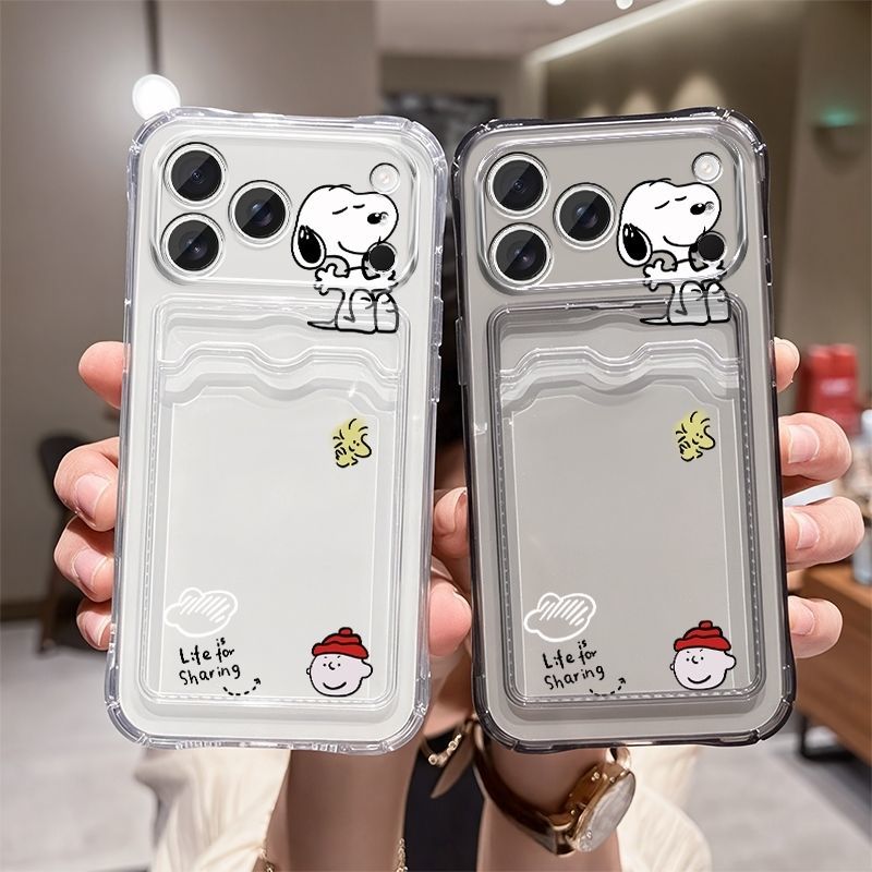 Phone Accessories Box Set - غطاء هاتف شفاف بتصميم سنوبي الأنمي