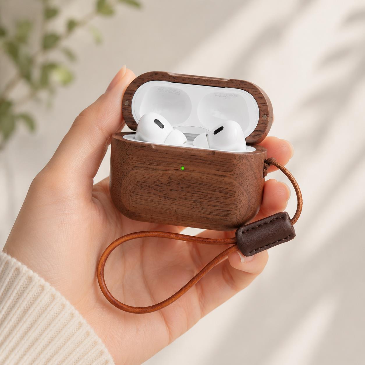 Airpod Case Cover - حافظة فاخرة مقاومة للصدمات من خشب