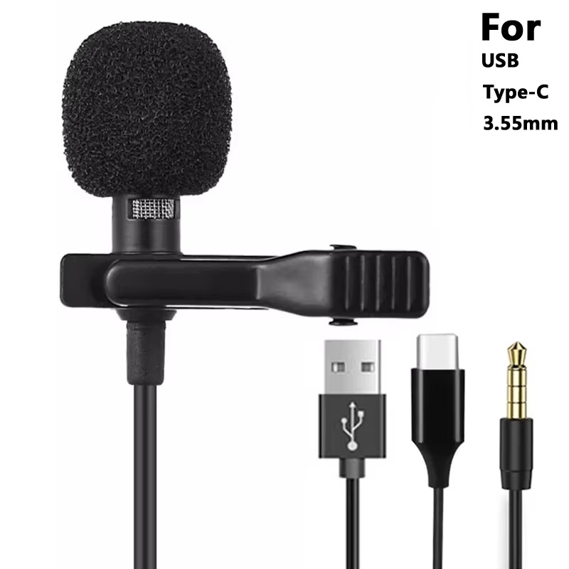 Type C Adapter - 3.5 مللي متر ميكروفون صغير محمول