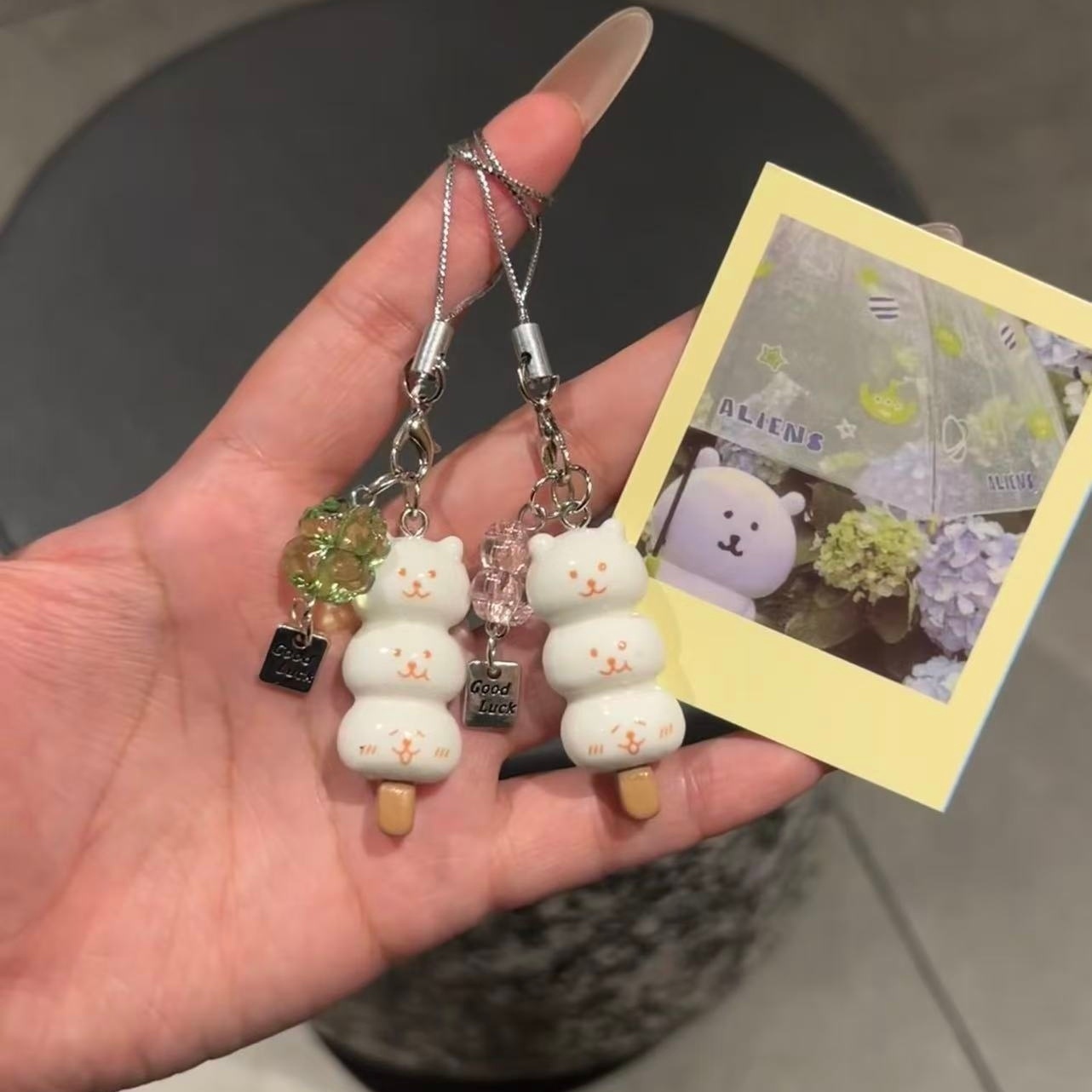 Phone Accessories Box Set - Joke Bear Lucky Leaf تعليقة هاتف