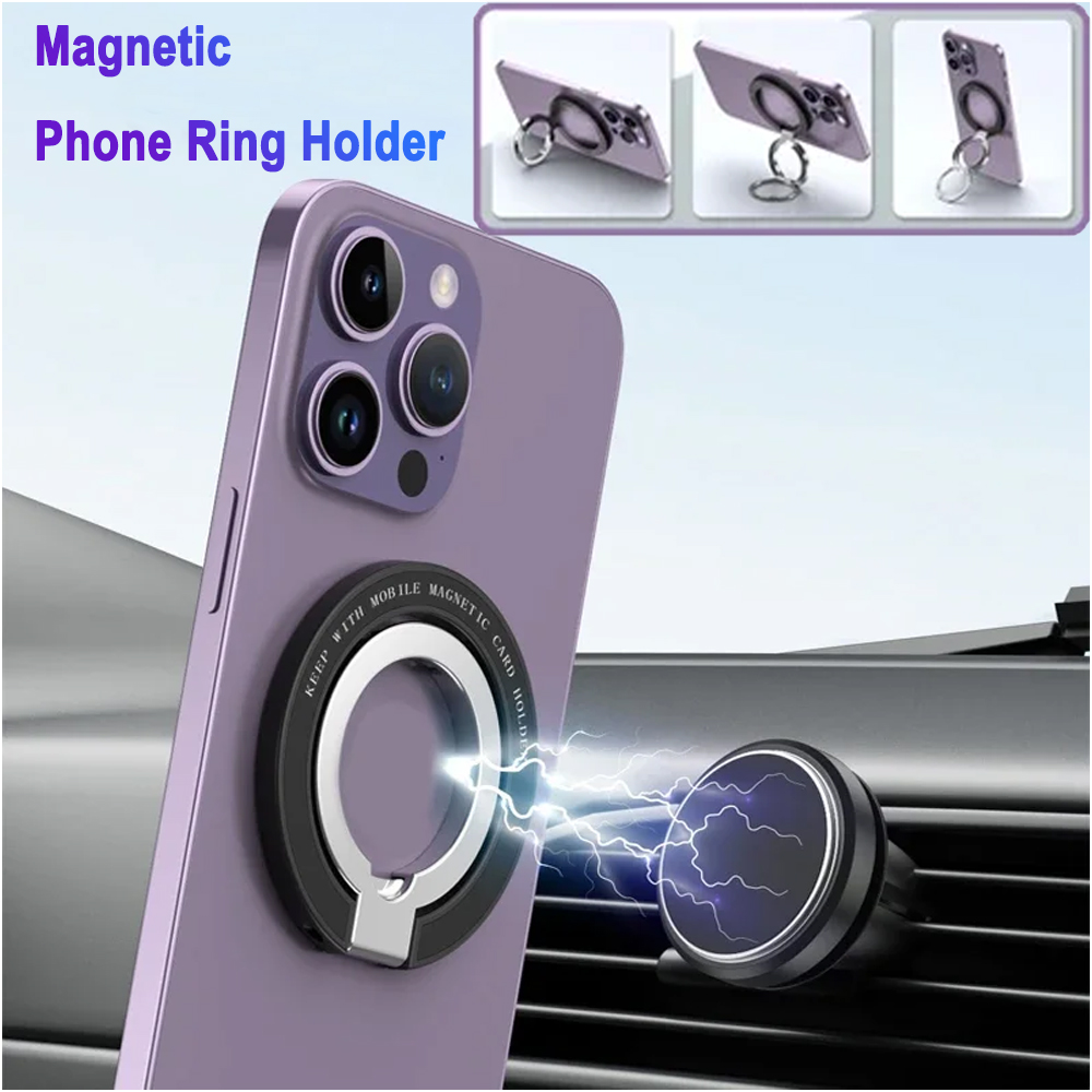 Phone Accessories And Gadgets - حامل هاتف مغناطيسي مزدوج الجوانب لآيفون
