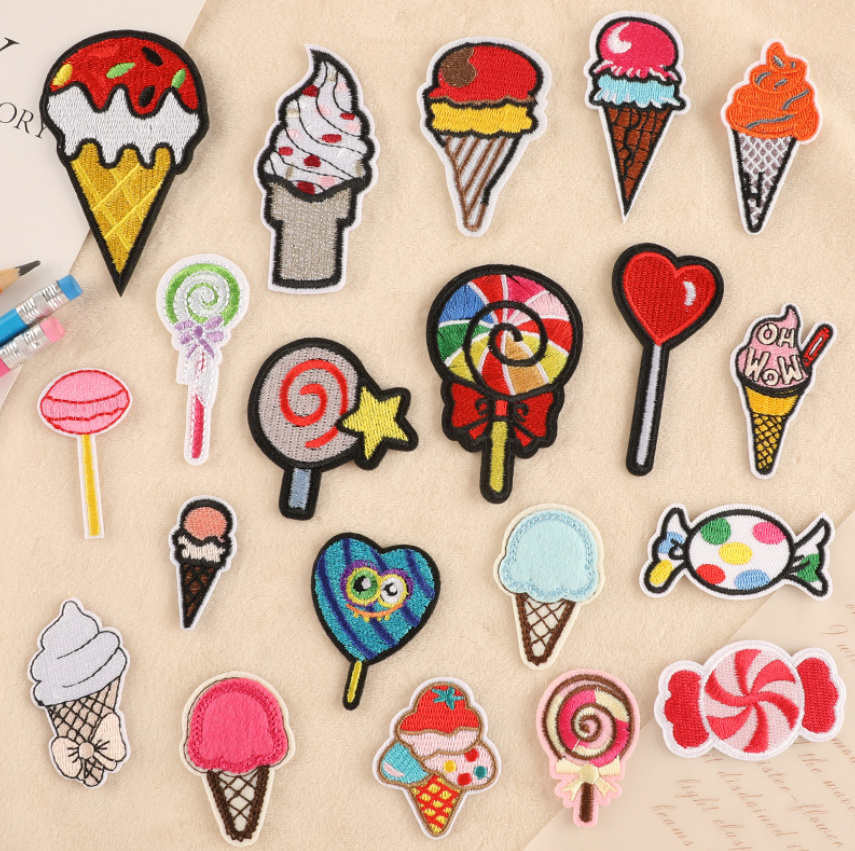 Phone Accessories Pictures - 10 قطعة الآيس كريم الحلوى شارات