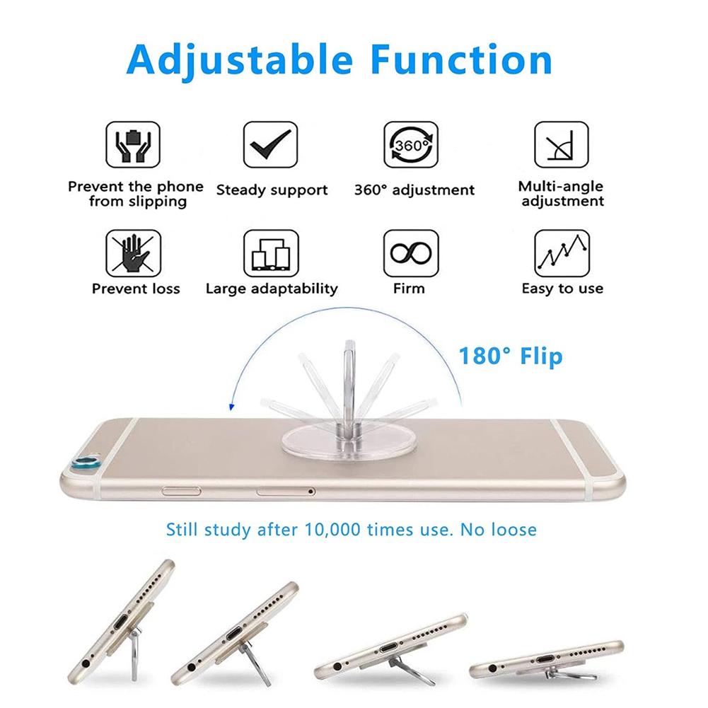 حامل هاتف خلوي شفاف دوار 360 د - مراجعة Phone Accessories And Gadgets وسعره