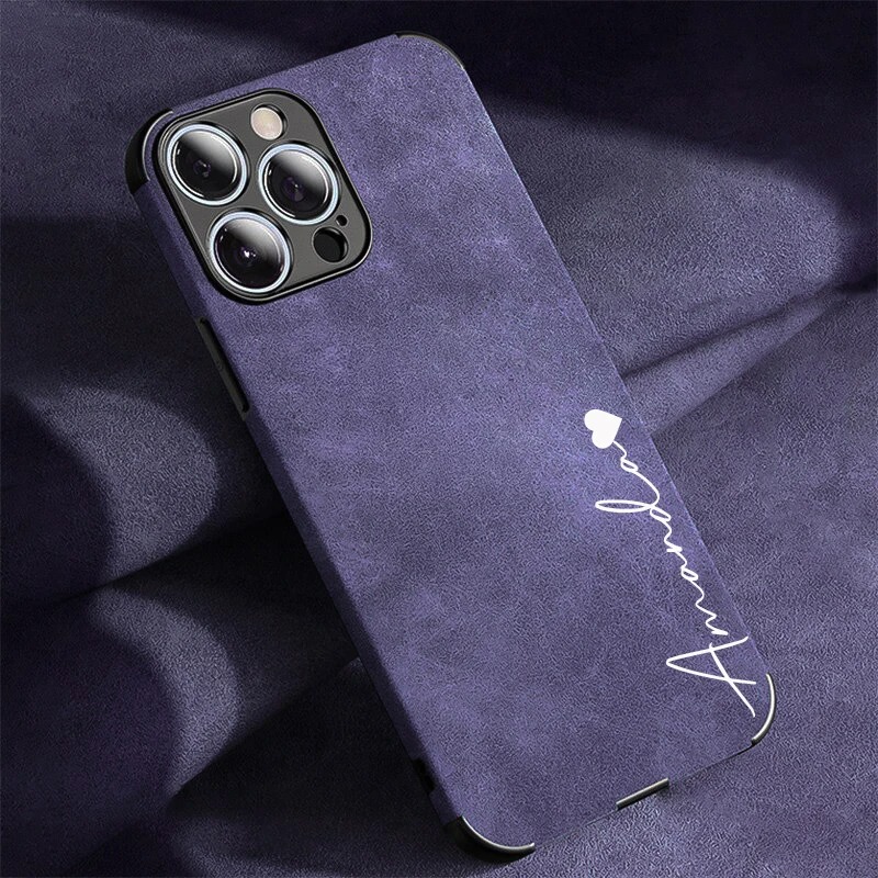 حافظة جلدية فاخرة ذات اسم شخصي - مراجعة Phone Accessories Names وسعره
