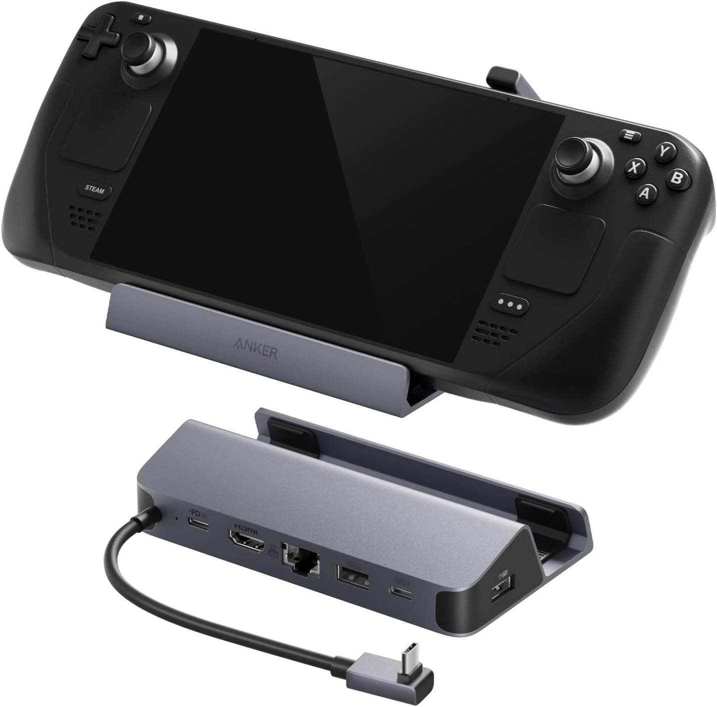 محطة شحن أنكر لـ Steam Deck/RO - مراجعة Usb C Hub وسعره