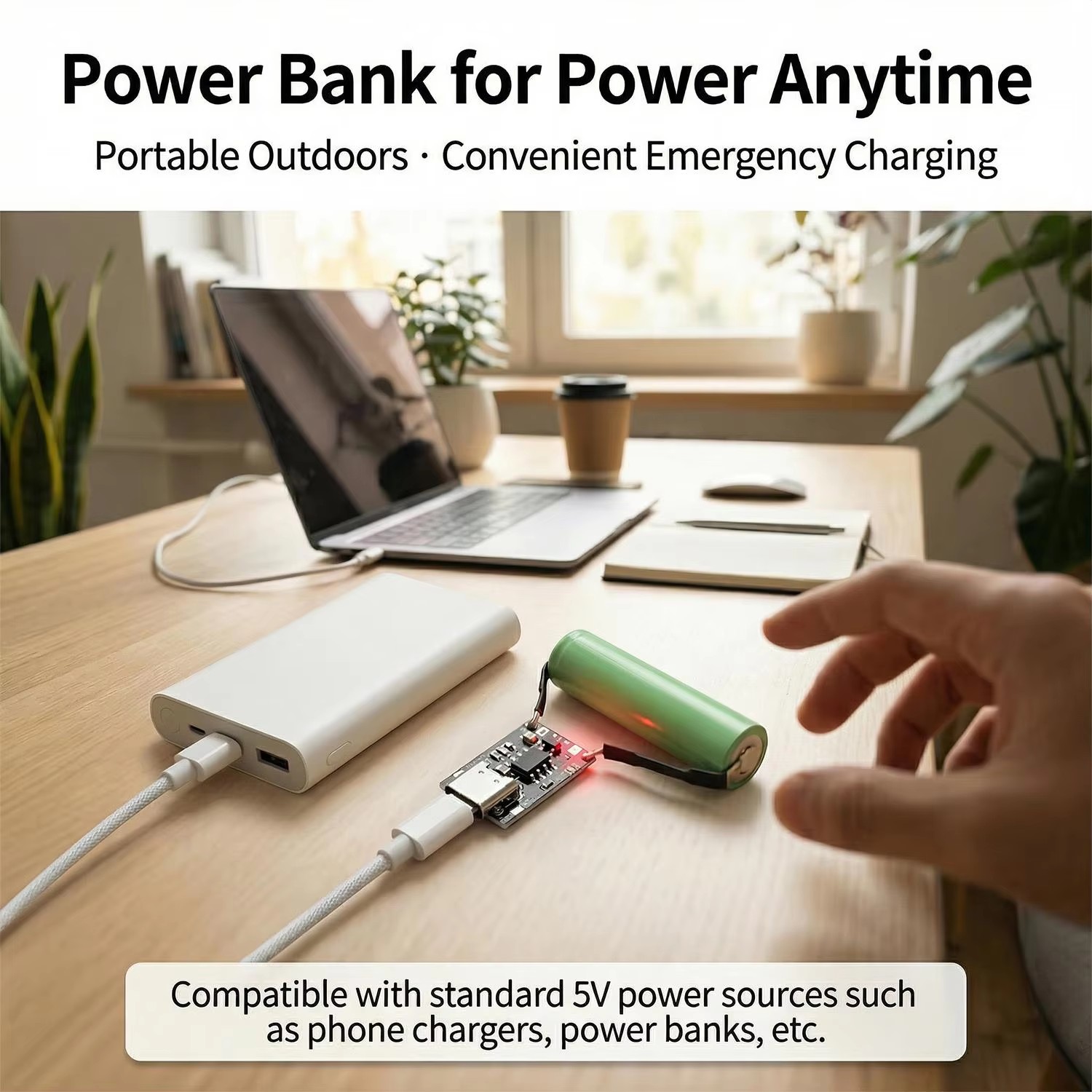 1/10/20 قطعة لوحة شحن بطارية ل - مراجعة Type C Adapter وسعره