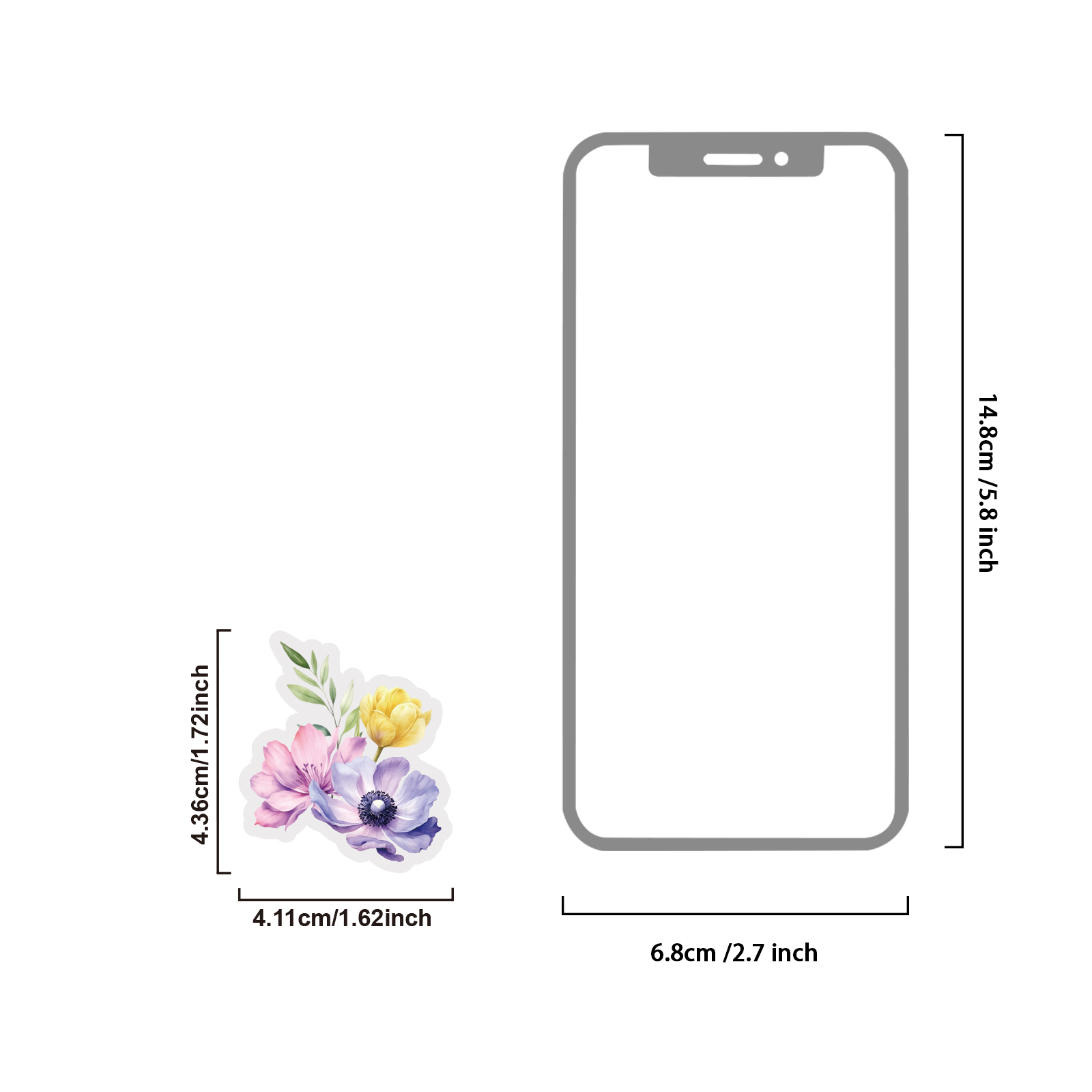 إيتووري لايف - ملصقات زهور وأك - مراجعة Phone Accessories Background وسعره
