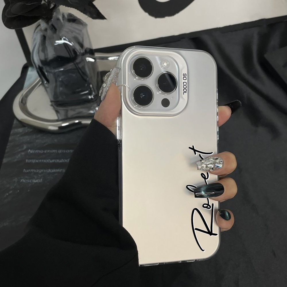15 16 برو شخصية مخصصة اسم جراب - مراجعة Phone Accessories Names وسعره