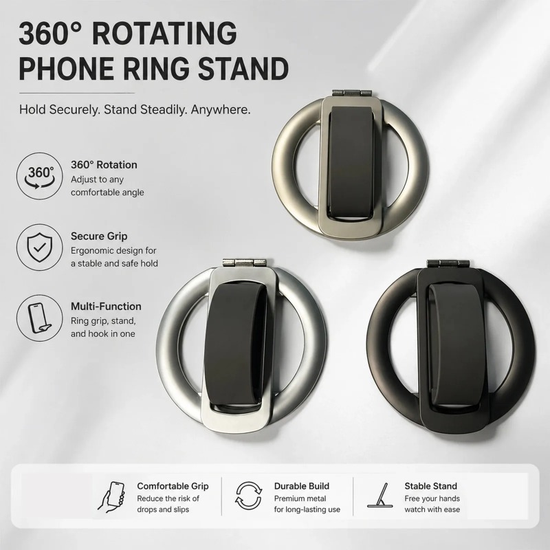 حامل هاتف مغناطيسي من السيليكو - مراجعة Phone Accessories And Gadgets وسعره
