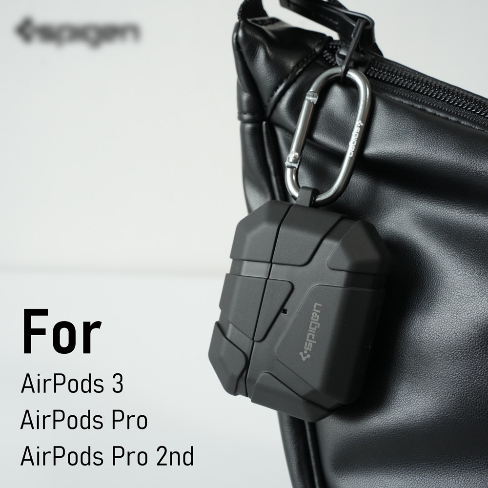 Spigen وعرة درع سماعة واقية ل  - مراجعة Airpod Case Cover وسعره