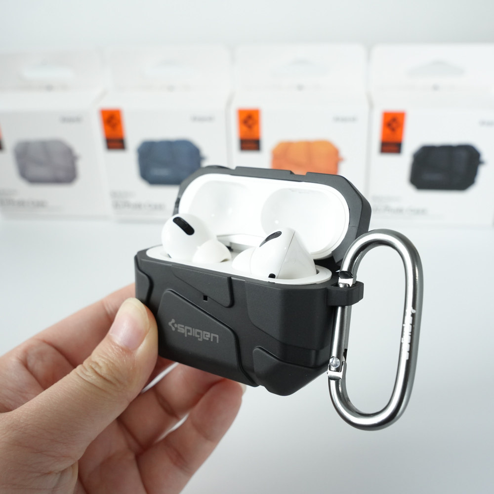 Spigen وعرة درع سماعة واقية ل  - مراجعة Airpod Case Cover وسعره