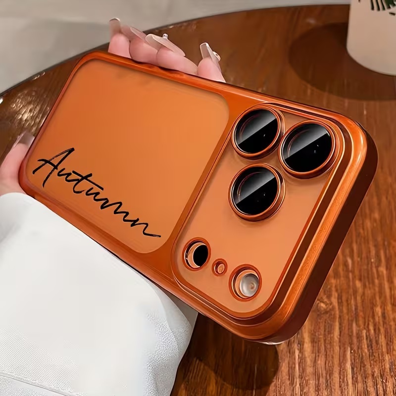 غطاء هاتف شفاف مخصص بتوقيع شخص - مراجعة Phone Accessories Names وسعره