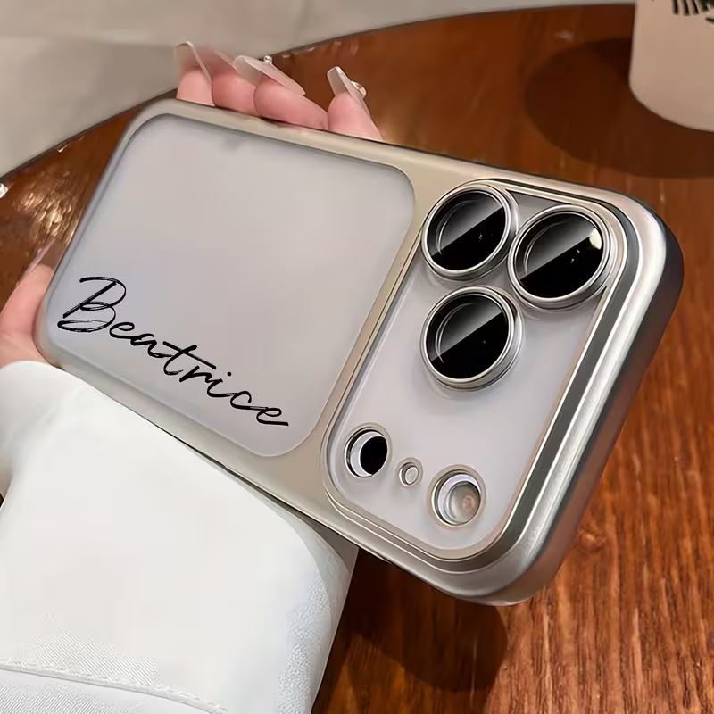 غطاء هاتف شفاف مخصص بتوقيع شخص - مراجعة Phone Accessories Names وسعره