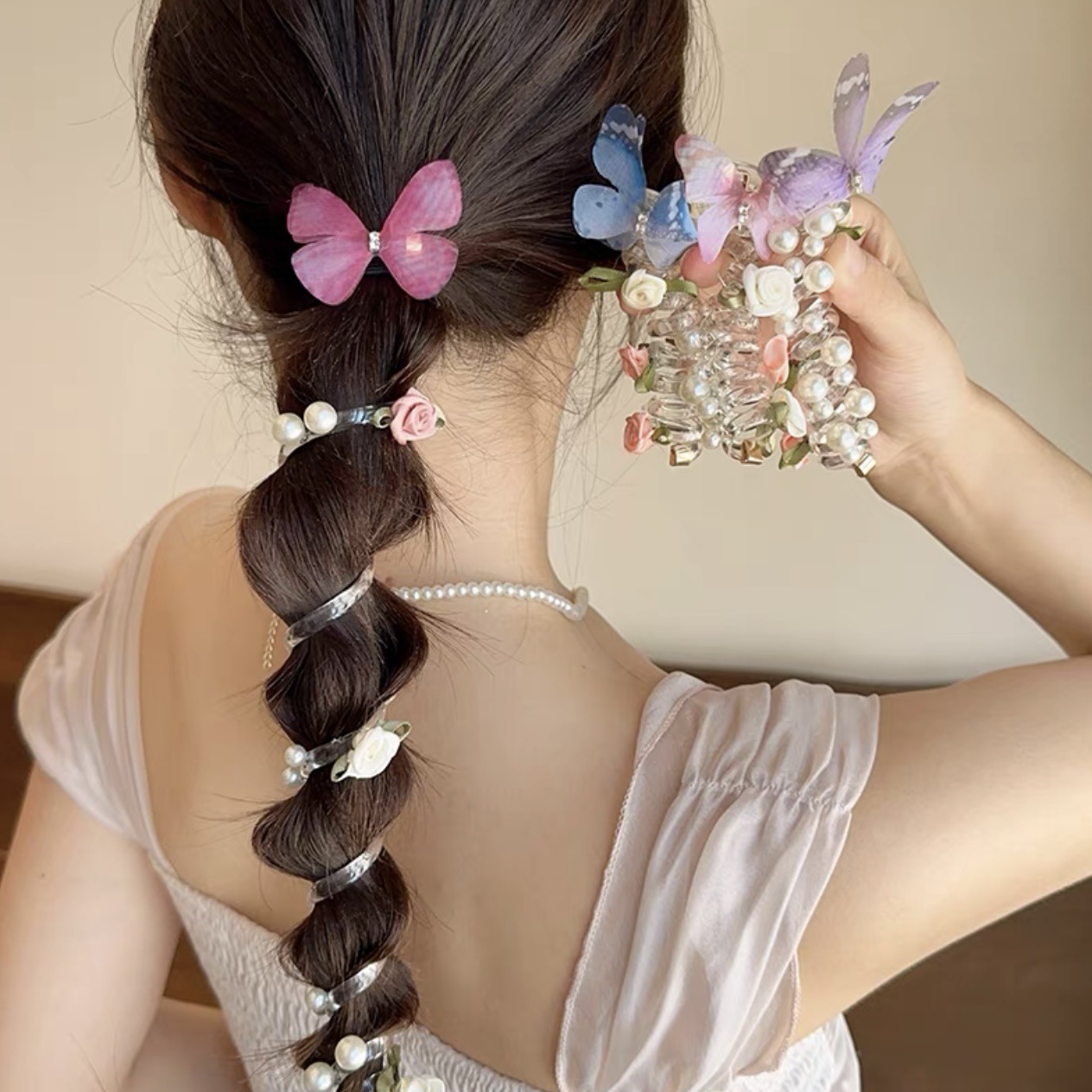 1 قطعة رباط شعر أنيق على شكل ف - مراجعة Phone Accessories China وسعره