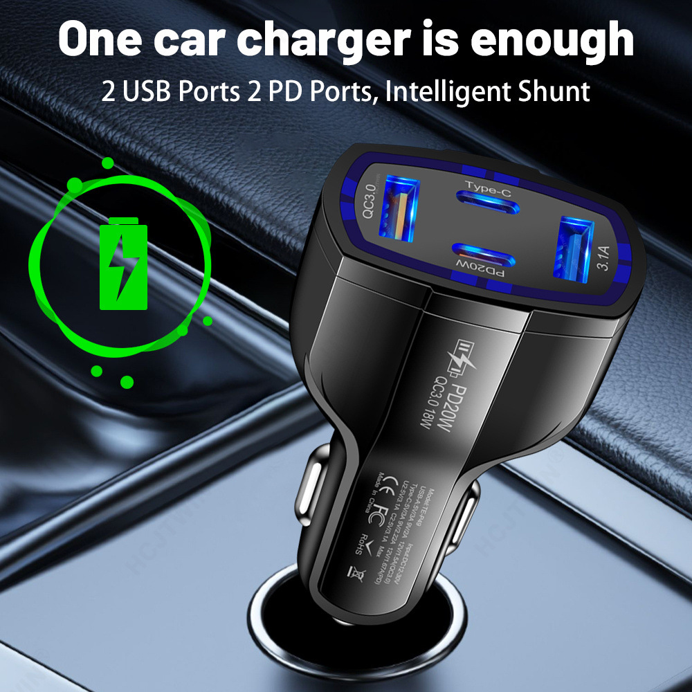 شاحن سيارة متعدد المنافذ بقوة  - مراجعة Usb C Hub وسعره