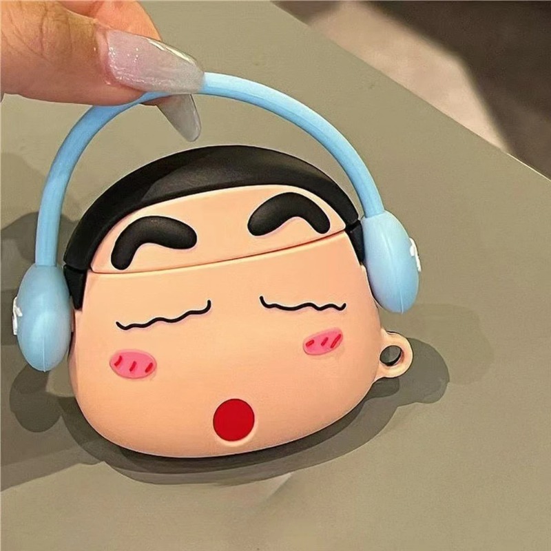 حافظة كرايون شين تشانز لسماعات - مراجعة Airpod Case Cover وسعره