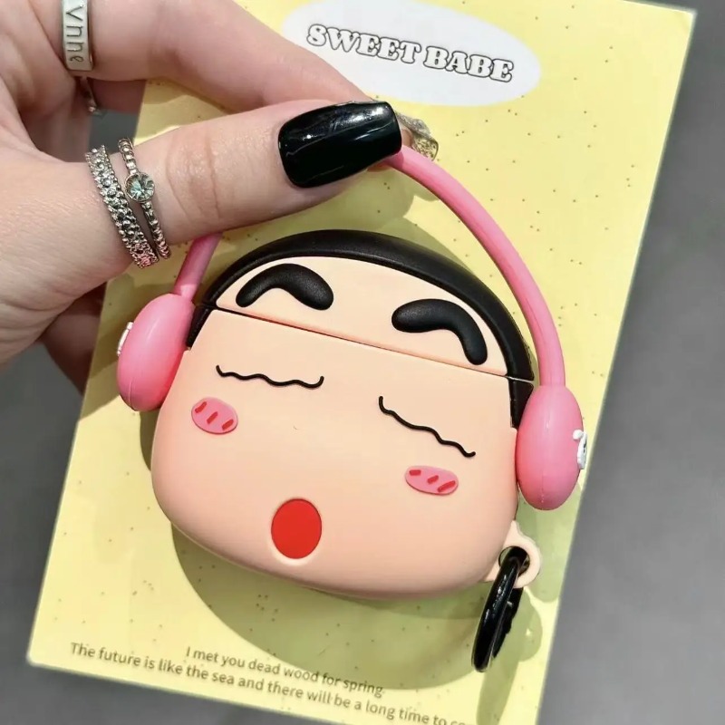 حافظة كرايون شين تشانز لسماعات - مراجعة Airpod Case Cover وسعره
