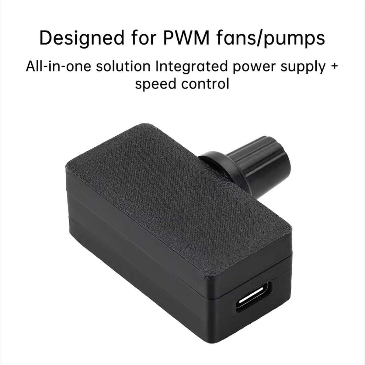 وحدة تحكم سرعة المروحة PWM 5 ف - مراجعة Type C Adapter وسعره