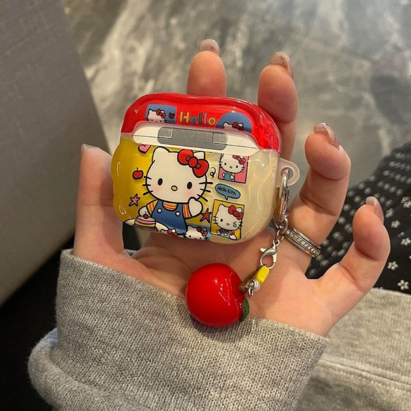 حافظة سماعات هالو كيتي من سانر - مراجعة Airpod Case Cover وسعره
